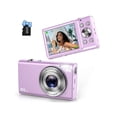 thumbnail image 1 of Digital Camera, FHD 4K Autofocus Vlogging Camera 48MP 16X Digital Zoom Digital Camera With 32GB Memory Card Portable Compact Small Camera For Teens Ad, 1 of 4