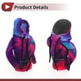 thumbnail image 4 of Unique Bargains Automotive Manual Gear Shift Knob Cover Purple Polyester 3D Printed Hoodie Style, 4 of 7