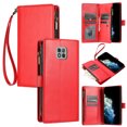 thumbnail image 1 of Compatible with Motorola Moto G Power 2021 Wallet Case Premium Zipper Large Space Flip PU Leather Cover, 1 of 5