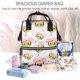 thumbnail image 5 of Easygdp Avocado Lovers para Bolsa de Bebé de Gran Capacidad con Múltiples Bolsillos, Bolsa de Pañales para Padres, Bolsa de Viaje Organizada y Elegante, 5 of 6