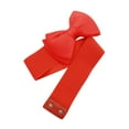 thumbnail image 3 of Cinturones elásticos con lazo para mujer INSPIRE CHIC, 2.4" de ancho, elegante y lindo, cinturón ajustable para vestido de boda 24 - 32" rojo, 3 of 7