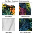 thumbnail image 4 of luoweisi Men's Beach Shorts Quick Dry Swim Trunks with Mesh Lining Tropical Leaves M, 4 of 5