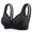Black, variant on Utoimkio Wireless Bras for Women No Underwire Push Up Bras for Women Full Coverage Comfort Breathable Everyday Bras
