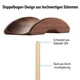 thumbnail image 2 of Soporte para auriculares, soporte para auriculares de madera de nogal y aluminio, soporte para auriculares para juegos de nogal natural con base sólida y pesada para todos los tamaños de auriculares (negro) Zhivalor OTTO-LQ-0429, 2 of 6