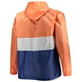 thumbnail image 3 of Men's Fanatics Orange/Royal Florida Gators Big & Tall Water-Resistant Half-Zip Hoodie, 3 of 3