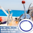 thumbnail image 2 of Unique Bargains 2pcs 30ft 354 Inch Marine Type 3300 / 33C Throttle Shift Remote Control Box Cable for Yamaha Outboard Engine Boat Blue, 2 of 7