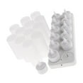 thumbnail image 3 of 12pcs Rechargeable LED Electronic Candle Light Pillar Real Wax Flameless Flickering Candles, 3 of 9