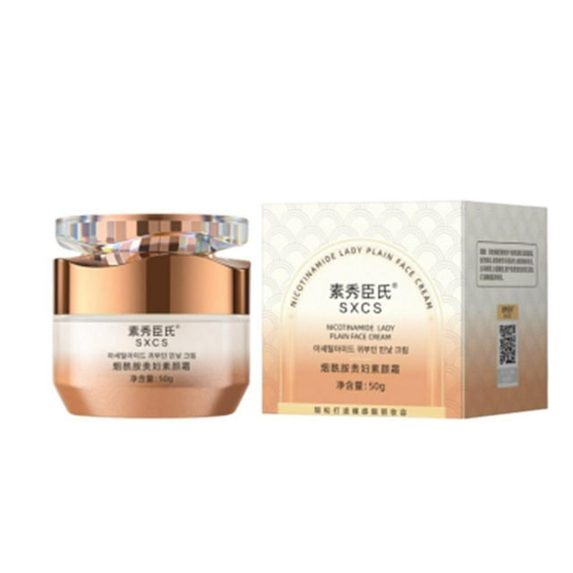Ruifaya Crema facial lisa para dama con niacinamida SXCS Crema de maquillaje suave e hidratante XT de SXCS