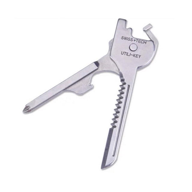 Llavero multifuncional para exteriores, herramienta multifuncional 6 en 1, cuchillo plegable, 2 uds.