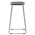 thumbnail image 4 of LeisureMod Melrose Modern Wood Counter Stool With Chrome Frame Set of 4, 4 of 9