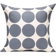 thumbnail image 4 of Fall Grey Gray Outdoor Throw Pillow Covers Cases Geometric Decorative Home Decor Accent Cushion for Couch Sofa Bed Square 18×18 Set of 4, 4 of 5