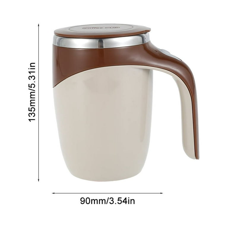 400ml Coffee Mug Electric Automatic Stirring Cup Battery Powered Stainless  Steel Thermal Cup Smart Lazy Coffee Milk Mixing Cup - AliExpress