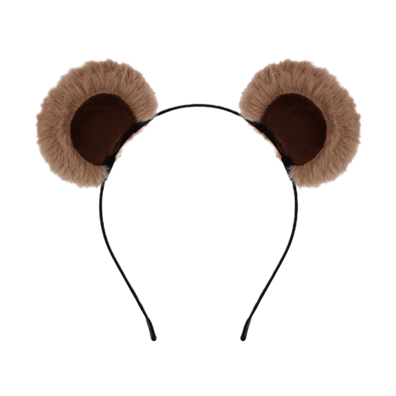 Cute Headbands for Women, Audhol Brown Ears Headband Trendy Non Slip Hair Bands Fashion Hair Accessories Festival Cosplay Movable Ears Headband Womens Headbands Brown, One Size
