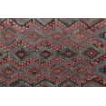 thumbnail image 1 of Ahgly Company Machine Washable Indoor Rectangle Contemporary Brown Red Area Rugs, 8' x 10', 1 of 7