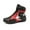 Black red, variant on Men's and women's all-season motorcycle riding boots and motorcycle shoes,Black red,40