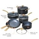 image 2 of Beautiful 10 PC Cookware Set, Black Sesame by Drew Barrymore