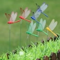 thumbnail image 4 of 24Pcs Artificial Dragonfly Butterflies Garden Decoration Outdoor Dragonfly Stakes Yard Lawn Decor Stick, 4 of 6