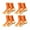 Orange, variant on WILLED Anti Slip Soccer Grip Socks for Men, Non Skid Football Basketball Socks with Cushioning, Ideal for Soccer Training, Running, and Sports Performance, 4 Pairs