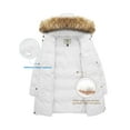 thumbnail image 3 of WenVen Women's Winter Coat Warm Puffer Jacket Waterproof Winter Jacket with Hood White 2XL, 3 of 8