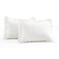 thumbnail image 5 of Lush Decor Allison Ruffle Skirt Navy Bedspread, Queen - 3 Count, 5 of 11
