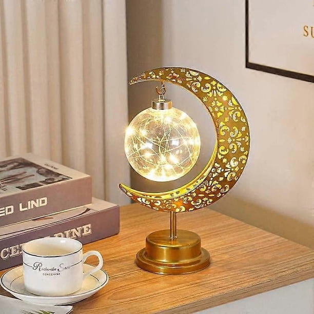 LED Moon Light | Table Lamp | Decorative Star Lamp | Decorative Ball Lamp | Office & Home Decor | Battery Operated Bedroom Light Night | Magic Moon Ni