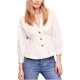 thumbnail image 1 of Free People Night Moves - Blusa con botones para mujer, color blanco roto, tamaño mediano Free People Abotonar, 1 of 2