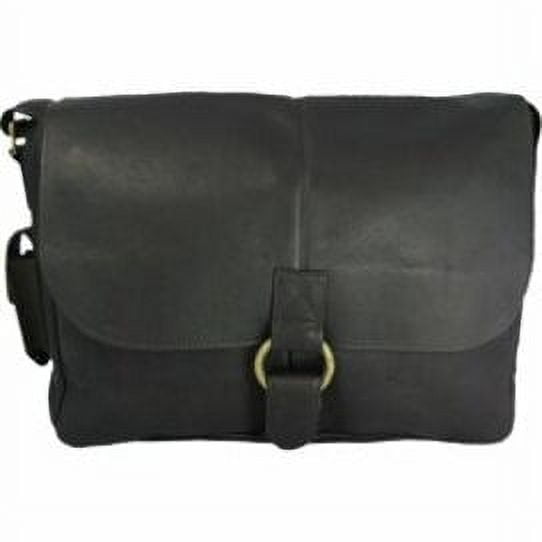 East/West 1/2 Flap Messenger Bag