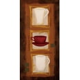 thumbnail image 2 of Vindedzis, Rita 9x14 Gold Ornate Wood Framed with Double Matting Museum Art Print Titled - Cafe Jazz, 2 of 4