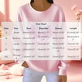 thumbnail image 4 of VKOYWKM Breast Cancer Awareness T-Shirt Women Oversized Long Sleeve Textured Shirts Pink Ribbon Graphic Tee Cancer Survivor Crew Neck Pullover Sweatshirt Fall Tops, 4 of 6