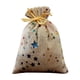 thumbnail image 2 of Bolsa de regalo de terciopelo con cordón y estampado de pentagrama | Bolsas para dulces y golosinas navideñas | Bolsita decorativa pequeña para dulces, regalos y recuerdos de fiesta, 2 of 6