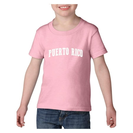 Puerto Rico Flag Heavy Cotton Toddler Kids T-Shirt Tee (Best Month To Visit Puerto Rico)