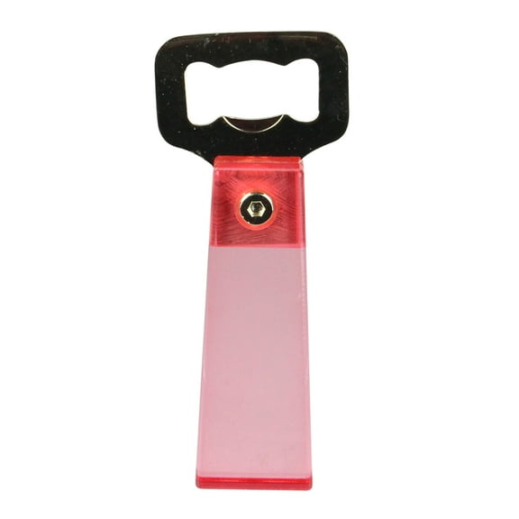 Wild Eye 6" Golden Bottle Opener with Pink Handle