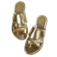 thumbnail image 2 of Bibifish Womens Slide Sandals Thin Strap Low Heel Open Toe Sandals Elegant Casual Summer Shoes, 2 of 9