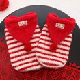 thumbnail image 3 of Pet Striped Hoodie Fleece Lined Comfortable Breathable Winter Warm Coat for Puppies and Cats Red XS, 3 of 8