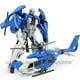thumbnail image 4 of Robot de juguete transFormable 5 en 1 para niños, juguete de aleación de ABS, coche de equipo seguro de ciudad, helicóptero, motocicleta, avión, regalo, 4 of 4
