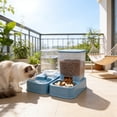 thumbnail image 5 of Nkmbld Gravity Dog Food and Water Dispenser, 2 in 1 Automatic Dog Feeder Large Capacity Self Feeding for Small Dogs Cats, Travel-Friendly, 5 of 7