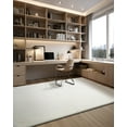thumbnail image 5 of VEVOR Indoor Plush Area Rugs, 8 x 10 ft Soft Plush Carpet, Furry Shag Area Rugs for Living Room, Bedroom, Sunroom, Modern Home Decor Aesthetic, Non-Shedding, Non-Woven, Slip-Resistant, Ivory White, 5 of 9