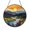 Acrylic 3.5 Inch, variant on Sunset Landscape Stained Glass Style Suncatcher Window Decor, Scenic Art Design, Decorative Glass Style Window Hanging for Elegant Home Interior