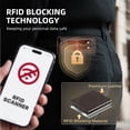 thumbnail image 4 of Cartera RUNBOX Slim de piel con bloqueo RFID, 11 x 8 x 2 cm, 4 of 7