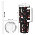 thumbnail image 4 of Lsque Christmas Tree and Gold Socks Pattern 40 OZ Ice Bully Cup with Handle and Straw, Double Wall Stainless Steel Tumbler Travel Coffee Cup with Lid for Christmas Present, 4 of 8