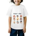 thumbnail image 4 of WISHTIME Kids' T-Shirt Dot Happy Dot Day 2024 Funny Colorful Polka Short Sleeve Size XS-XL White, 4 of 7