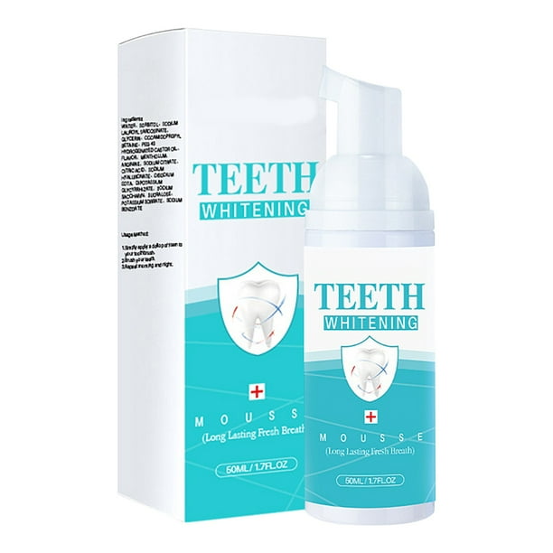 Espuma limpiadora dental Lian Biquan, espuma limpiadora bucal fresca, pasta de dientes de 50 ml