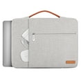 thumbnail image 7 of MOSISO 13.3" Laptop Sleeve Case for Macbook Air/Pro, Water Resistant Polyester Laptop Briefcase Handbag Notebook Case Cover for Surface Lenovo Dell HP ASUS Acer, Gray, 7 of 7