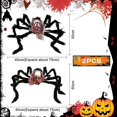 thumbnail image 3 of Araña Gigante De 2 Piezas Araña De Halloween De 50 Cm, Decoración De Halloween, Araña Gigante para Halloween Araña De Halloween para Decoración De Halloween Jardín Casa Encantada, 3 of 5