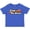 Royal Blue, variant on Inktastic Kickin' it Old School with Weathered Retro Stripe Boys or Girls Toddler T-Shirt
