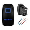 thumbnail image 1 of HAHDAXIA Blue Led Inverter Rocker Switch with Jumper Wires 5Pin On Off SPST Toggle Switch for The ARB/Carling/NARVA 4x4 Truck UTV ATV SXS RZR 12V 20Amp, 1 of 7