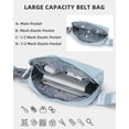 thumbnail image 3 of Waist Pack for Running Fanny Pack for Women and Men Crossbody Belt Bag Bum Bag with Adjustable Strap for Sports, 3 of 6