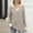 Khaki, variant on DAFPZW Women's Contrast Collared Shirts Casual Long Sleeve Ribbed Fall Tops Lightweight Tunic Sweaters