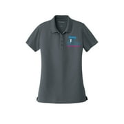 Holley 10393-LGHOL Polo Shirt - HHVE logo - Ladies - Adult Large - Gray - Each
