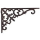 thumbnail image 3 of 2 ganchos de cesta de flores para plantas de hierro fundido H para macetas de interior y exterior para pájaros W, 3 of 3